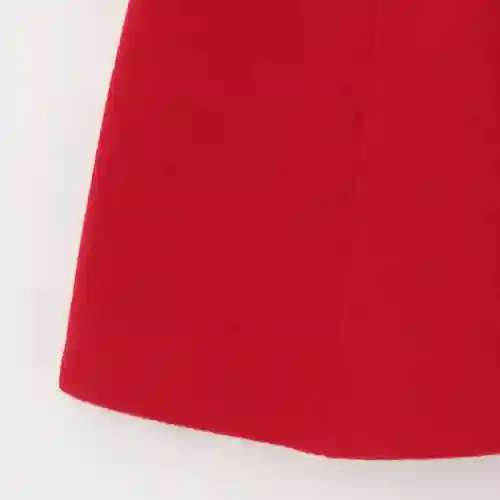 リボンカラー ウールコートの画像8