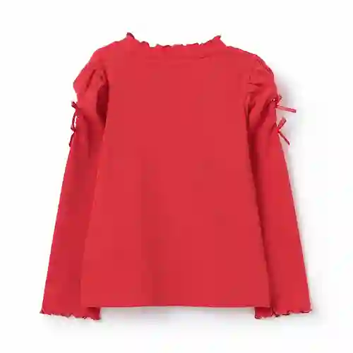 ネックレス刺しゅう プチハイネック 長袖Tシャツの画像4