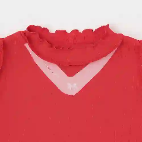 ネックレス刺しゅう プチハイネック 長袖Tシャツの画像6